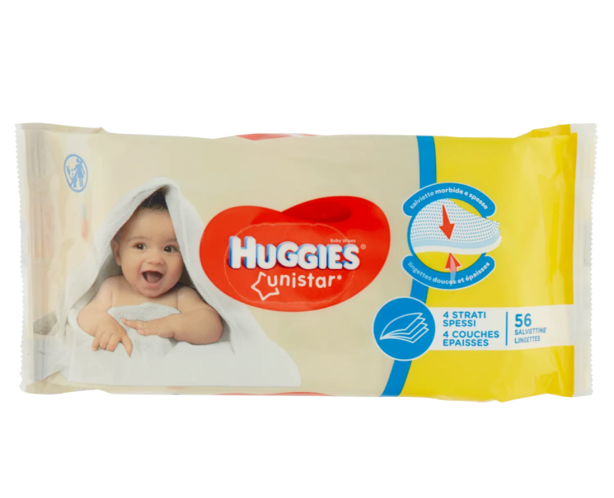 HUGGIES SALVIETTINE BABY X 56 UNISTAR