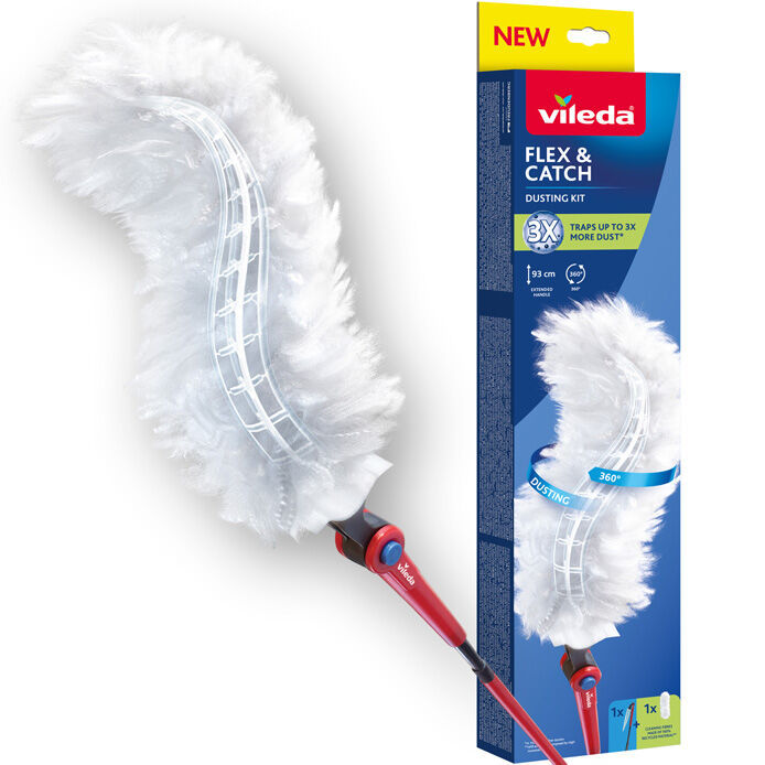 VILEDA CATTURA POLVERE MANICO ESTENSIBILE + RICARICA