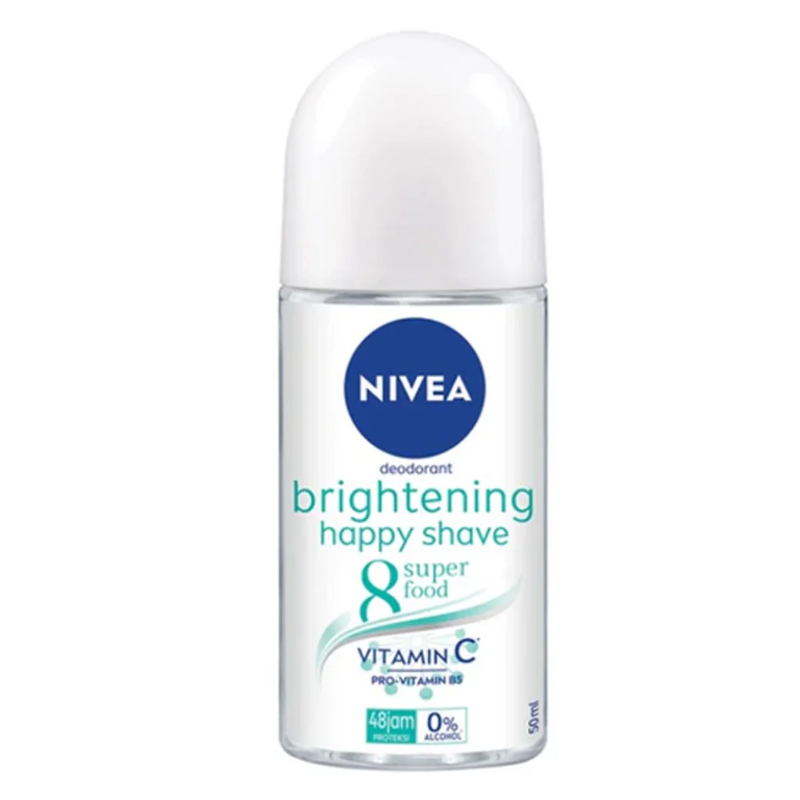 NIVEA DEO ROLL-ON 50 ML EXTRA BRIGHT HAPPY SHAVE