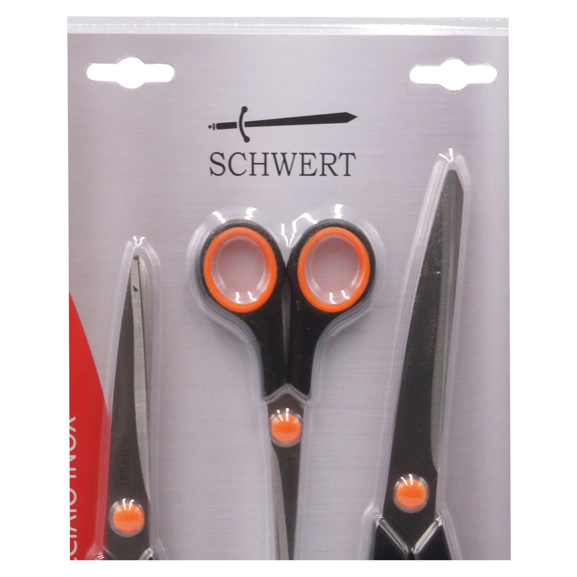 Set 3 forbici schwert multiuso in acciaio