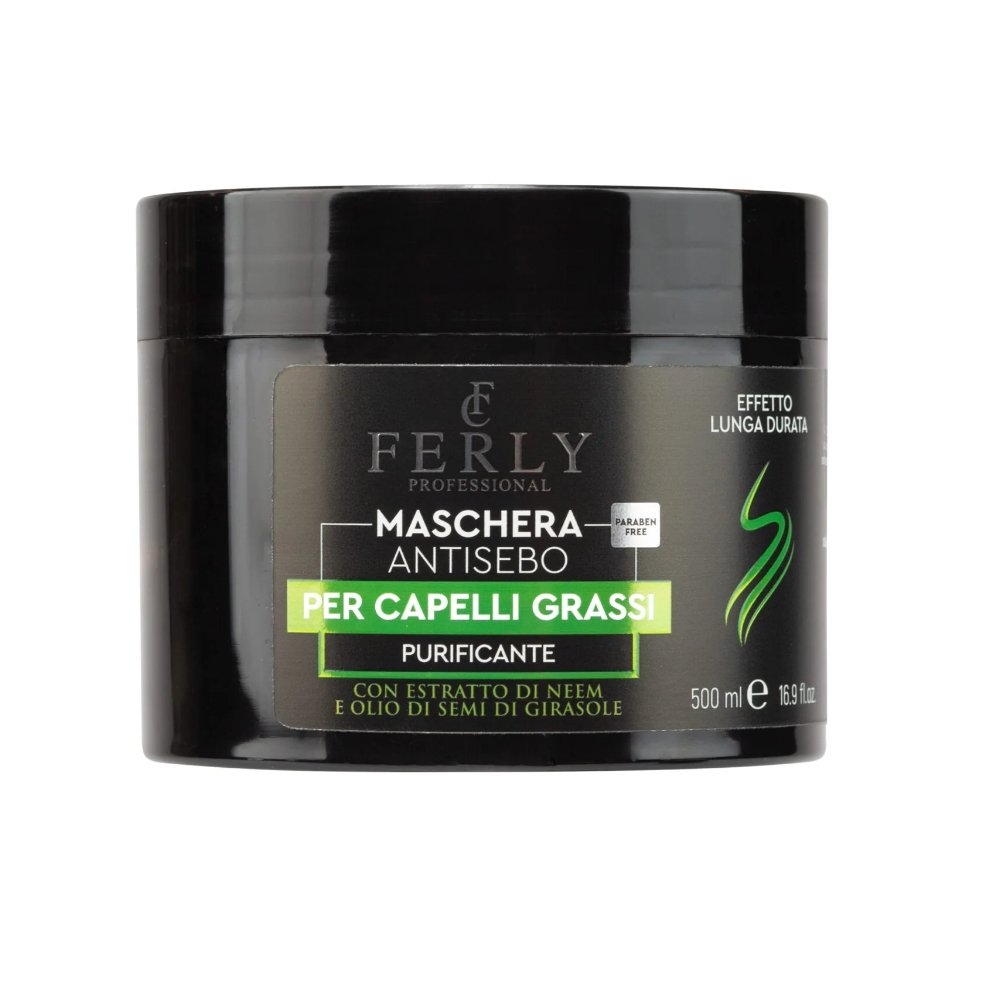 FERLY MASCHERA CAPELLI 500 ML CAPELLI GRASSI