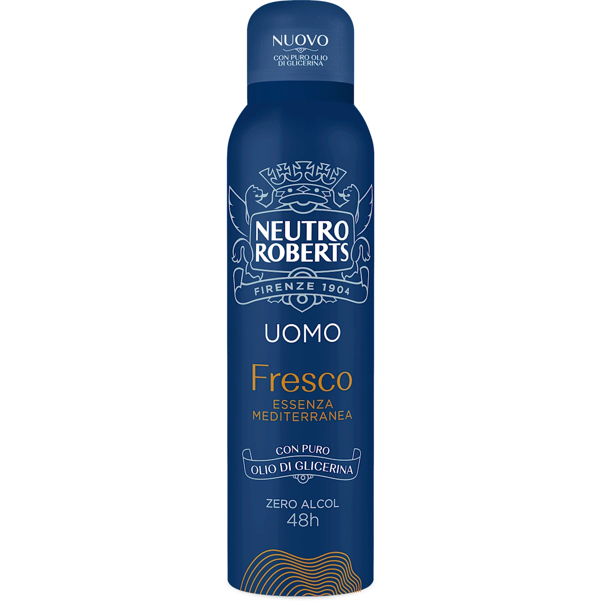 ROBERTS DEO SPRAY 150 ML FRESCO UOMO 48h ESSENZA MEDITERRANEA