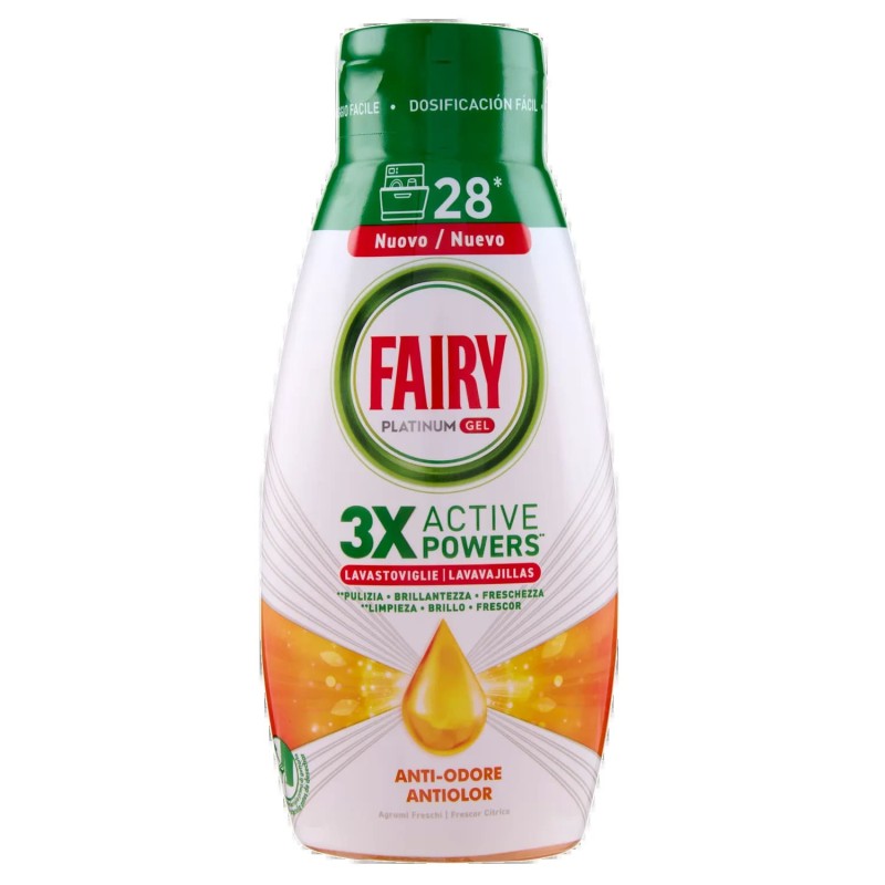 FAIRY GEL LAVASTOVIGLIE 504 ML ANTIODORE