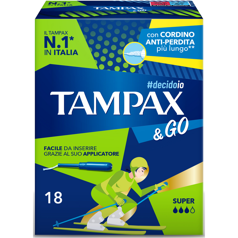 TAMPAX & GO SUPER 18 PZ
