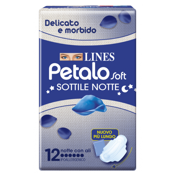 LINES PETALO SOFT NOTTE X 12