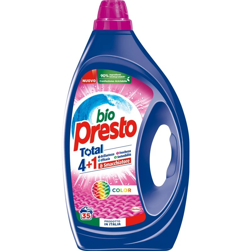 BIO PRESTO LIQUIDO LAVATRICE 35 LAVAGGI COLOR