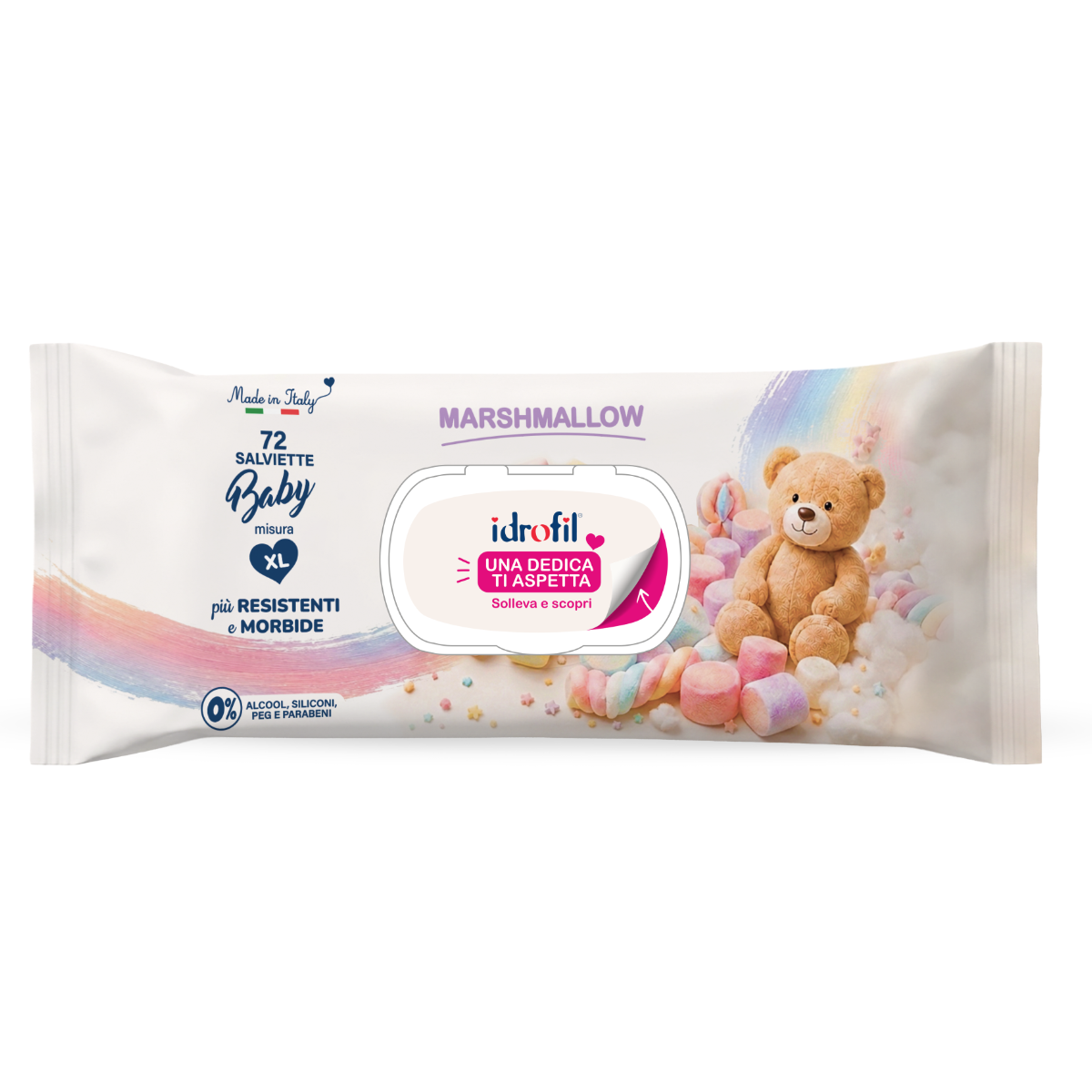 IDROFIL SALVIETTINE BABY 72 PZ XL UMIDIFICATE POP-UP MARSHMALLOW