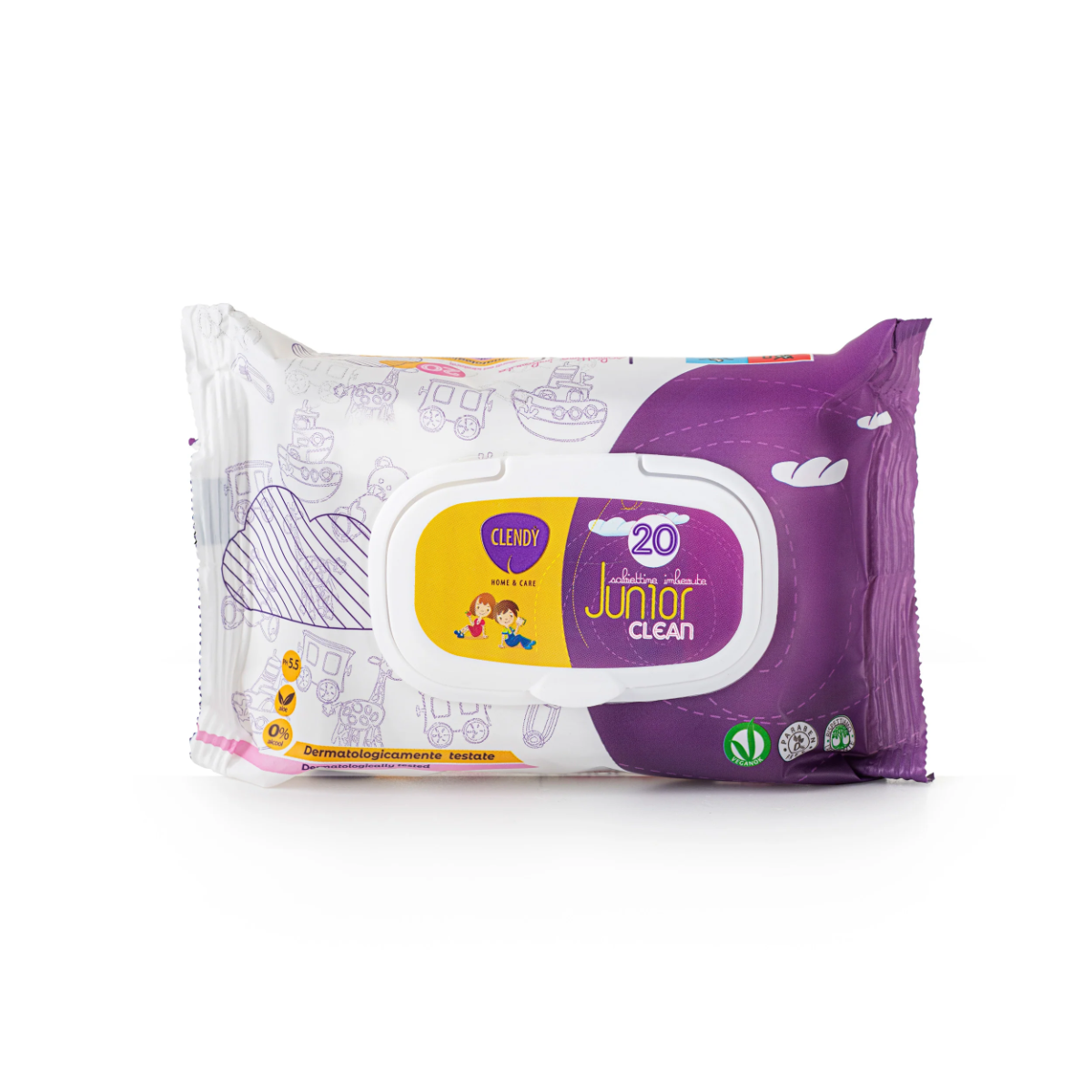 CLENDY SALVIETTE BABY 20 PZ POP-UP JUNIOR CLEAN