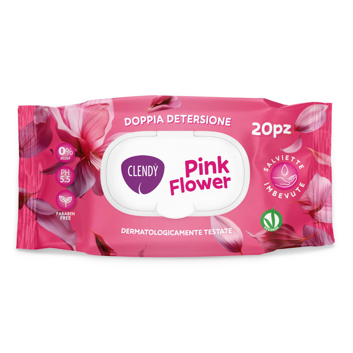CLENDY SALVIETTE 20 PZ POP-UP PINK FLOWER