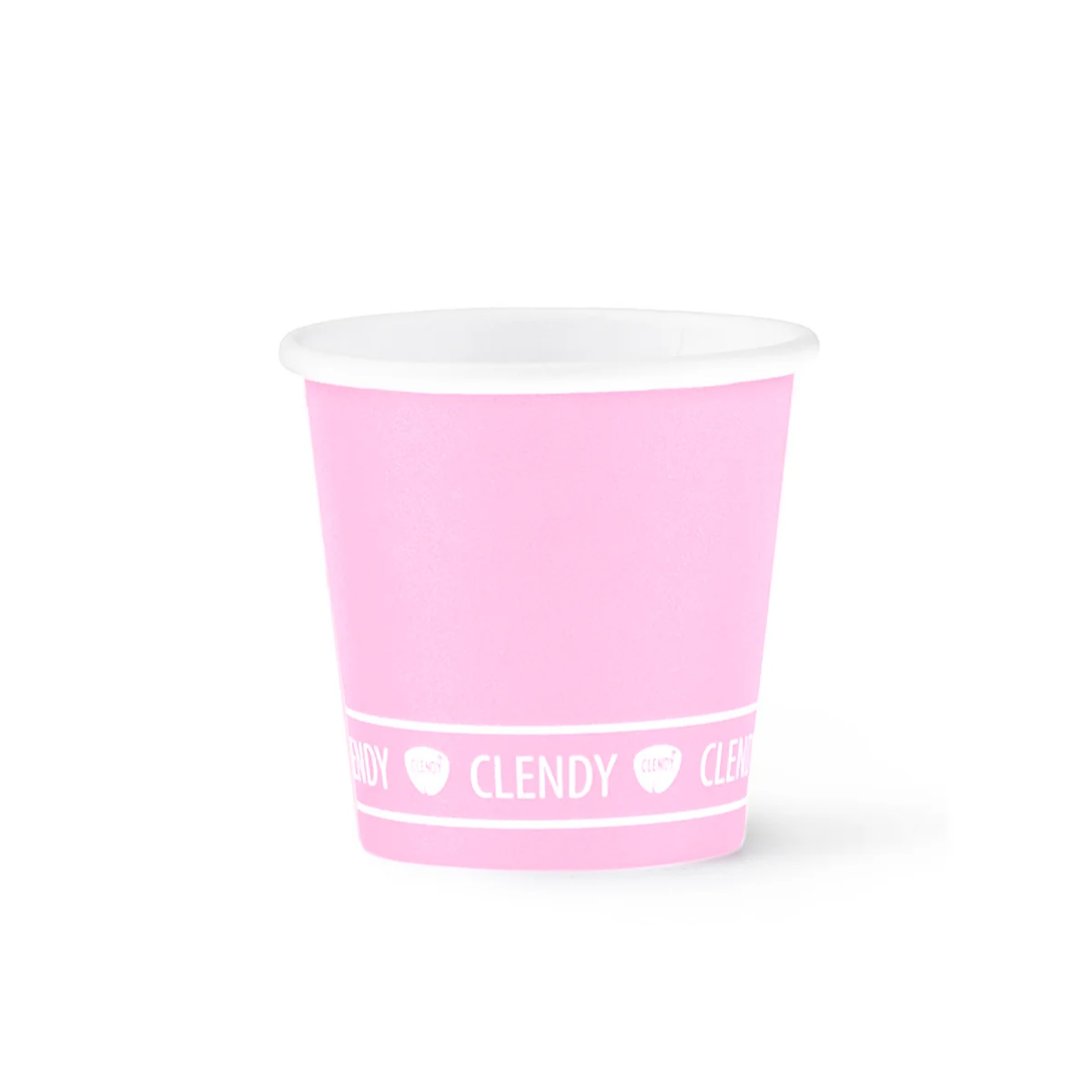 CLENDY BICCHIERI CAFFÈ CARTA 75ML 50PZ ROSA