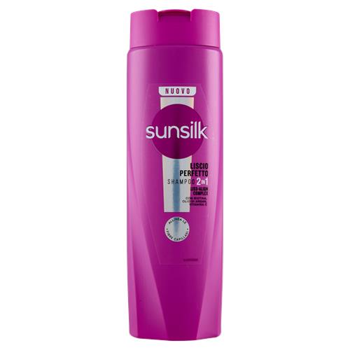 SUNSILK SHAMPOO 250 ML CAPELLI LISCI 2IN1