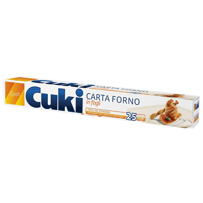 CUKI CARTA FORNO 25 FOGLI