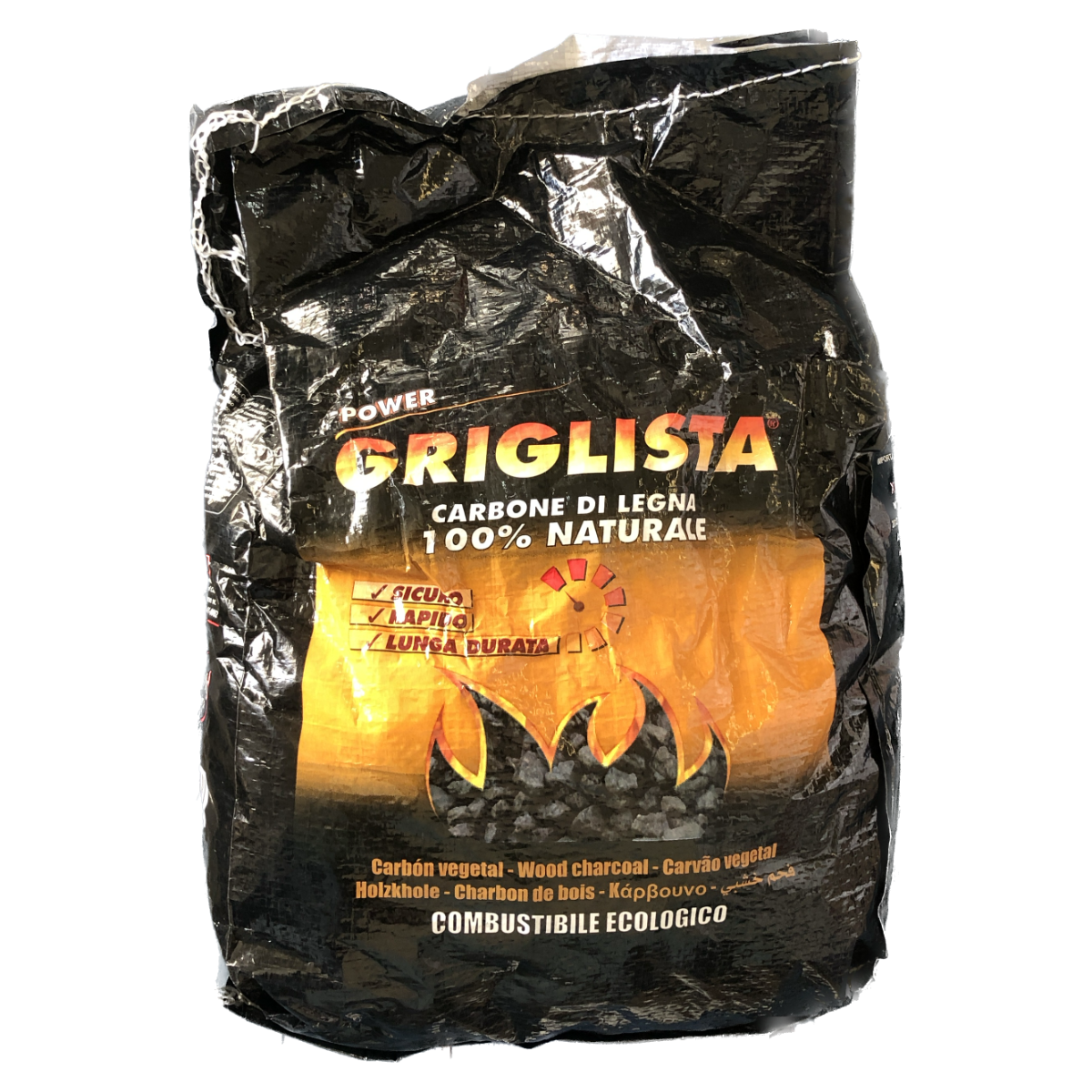 IL GRIGLISTA CARBONE DI LEGNA IN BUSTA 2kg