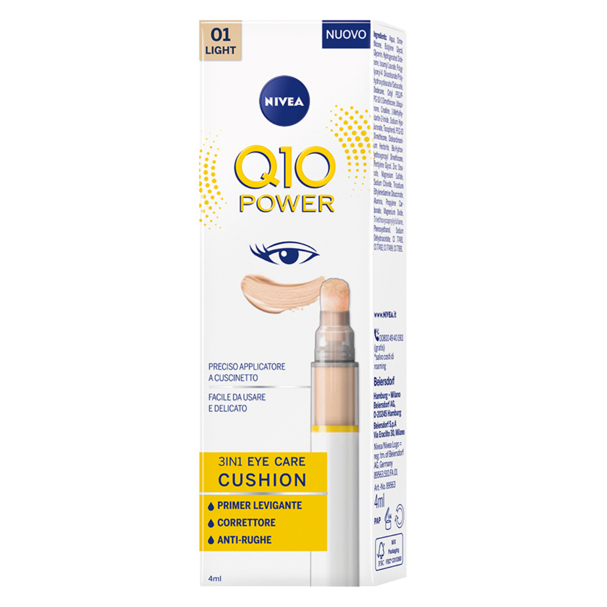 NIVEA Q10 CUSHION OCCHI LIGHT 89563
