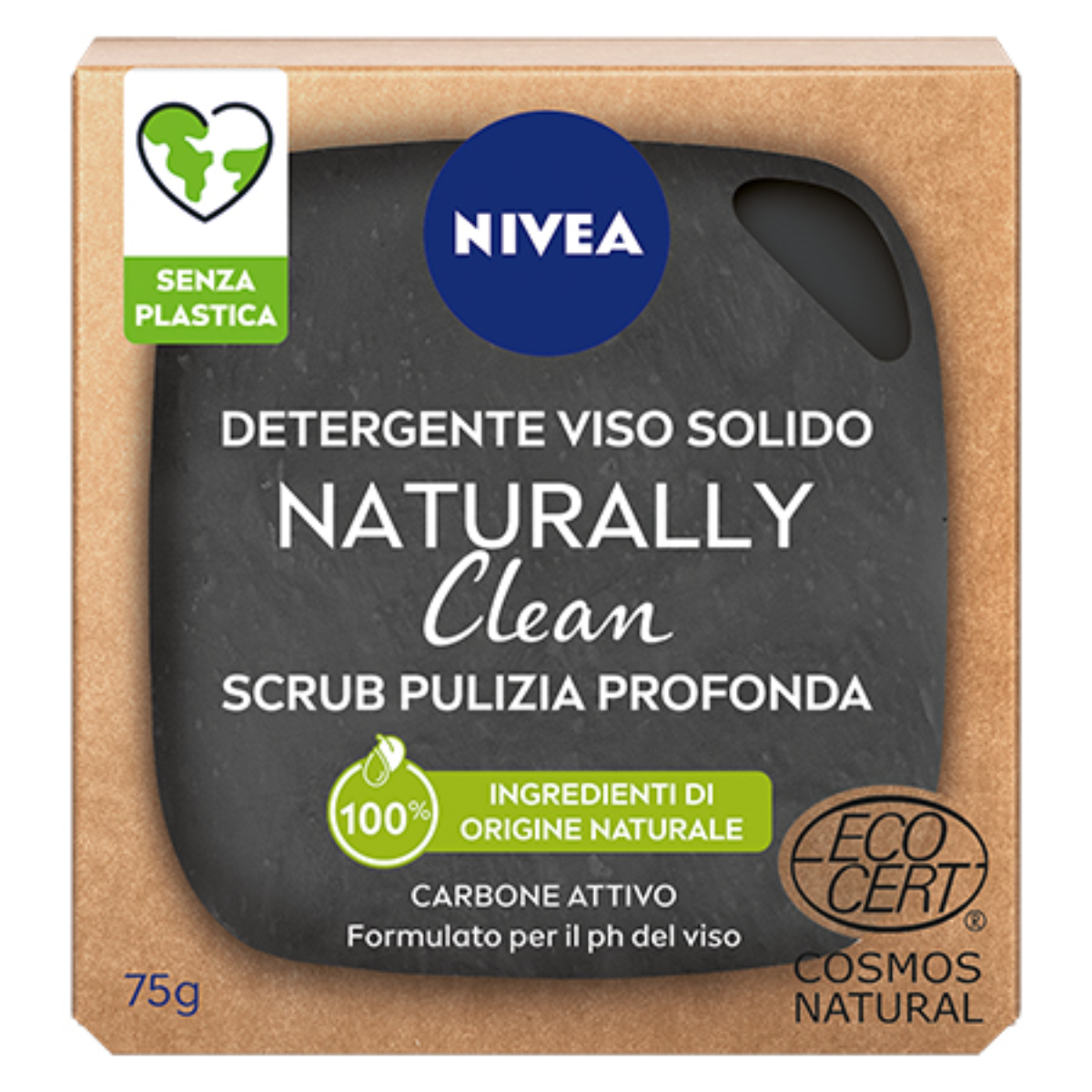 NIVEA NATURALLY SCRUB 75GR  94491
