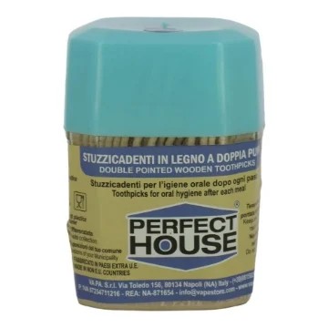 VAPA STUZZICADENTI BARATTOLO 500 PZ  PERFECT HOUSE
