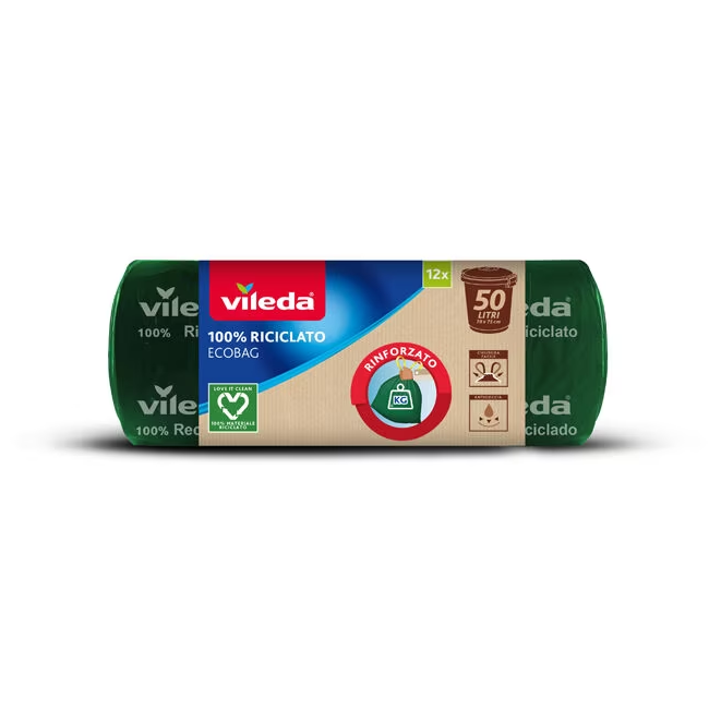 VILEDA SACCO ECOBAG RICICLATO 100% 50LT