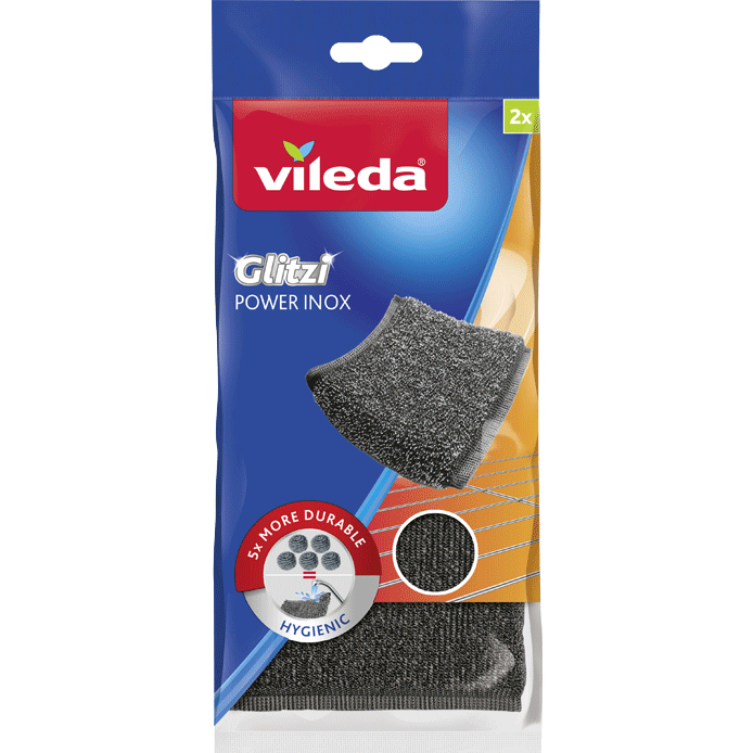 VILEDA SPUGNA POWER INOX 2 PZ
