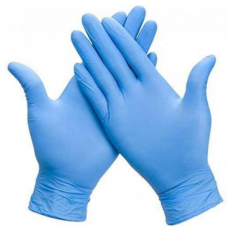 SIAM GUANTI NITRILE 100 PZ MISURA M BLU