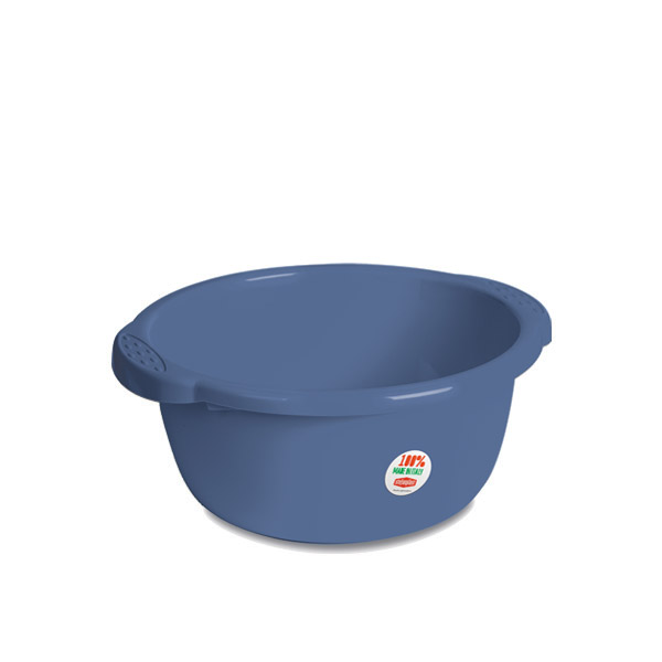 STEFANPLAST BACINELLA ROTONDA LINEA PRIMAVERA DIAMETRO 35 CM BLU 9 LT