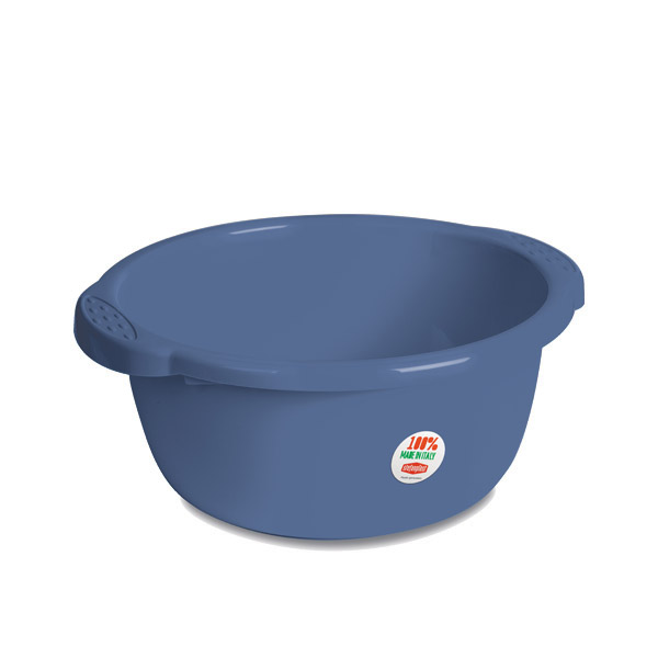 STEFANPLAST BACINELLA ROTONDA LINEA PRIMAVERA DIAMETRO 40 CM BLU 14 LT