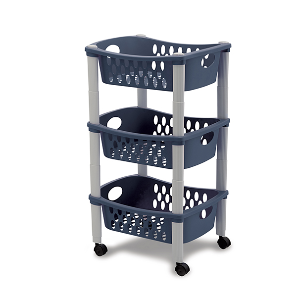 STEFANPLAST CARRELLO TRE PIANI OTELLO BLU PALACE