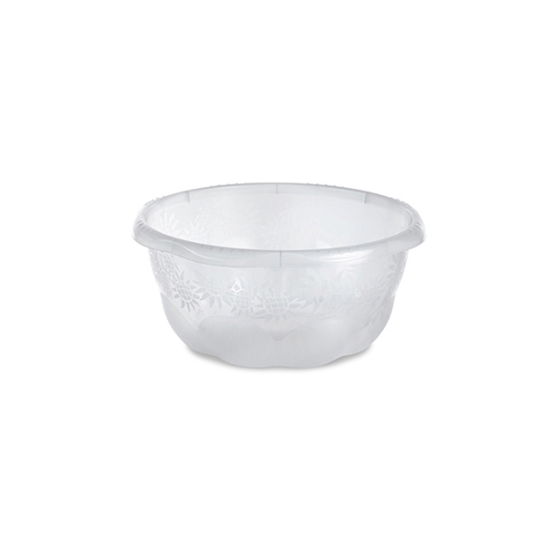 STEFANPLAST CIOTOLA INSALATIERA FIORELLA DIAMETRO 26 CM TRASPARENTE