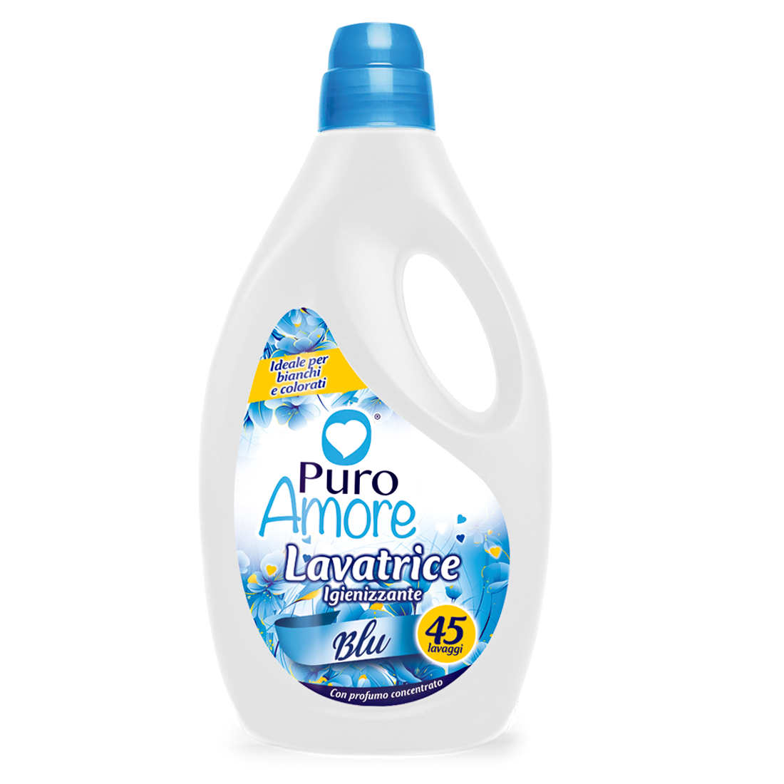PURO AMORE LIQUIDO LAVATRICE 45 LAVAGGI BLU