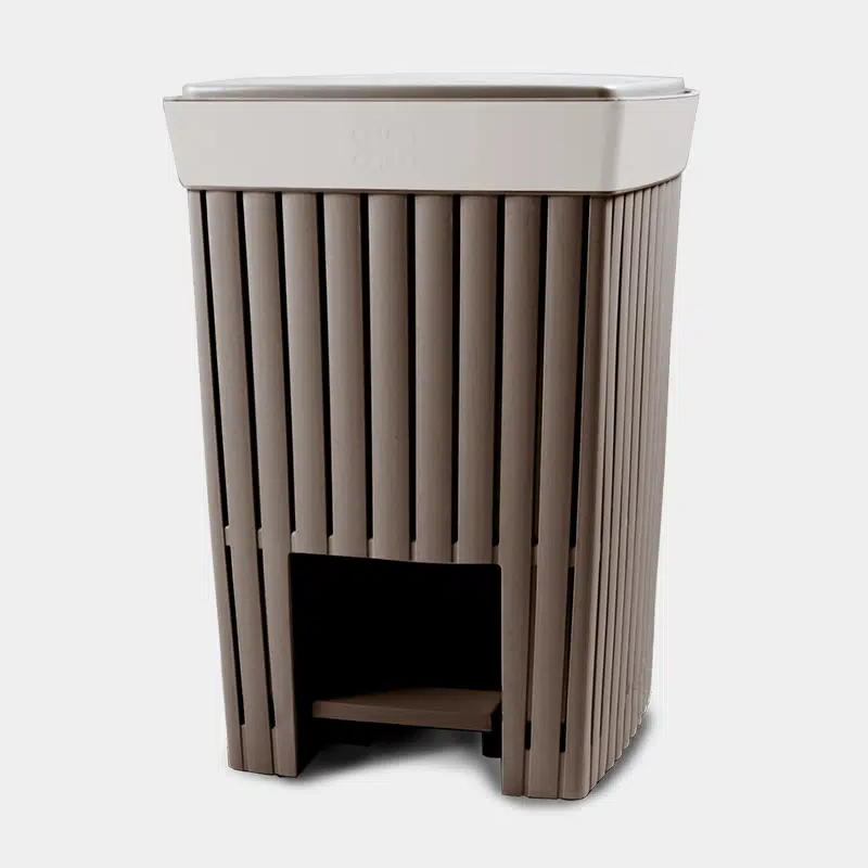 ECOPLAST PATTUMIERA 20 LT CON PEDALE LINEA DOGA MOKA