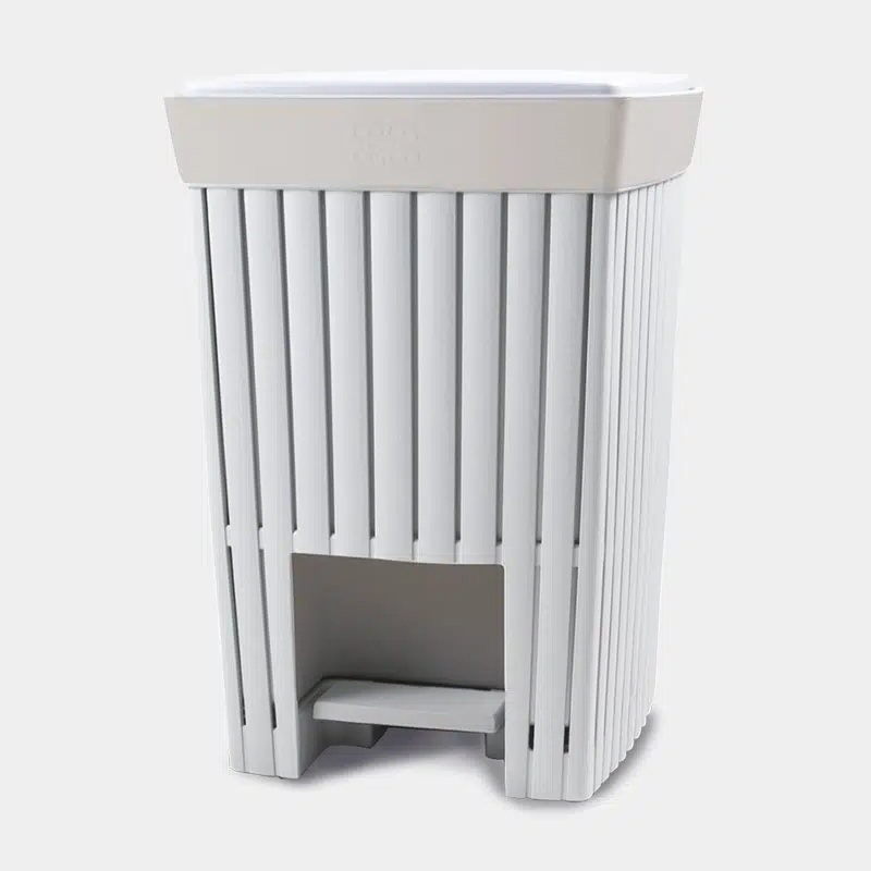 ECOPLAST PATTUMIERA 20 LT CON PEDALE LINEA DOGA BIANCA