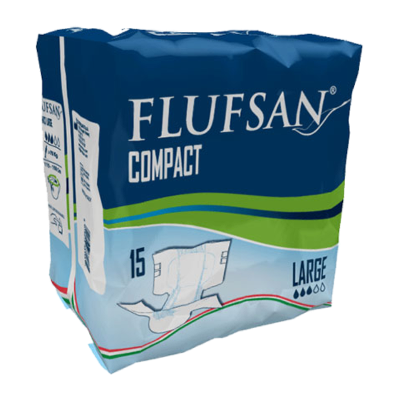 FLUFSAN PANNOLONI INCONTINENZA COMPACT 15 PZ LARGE
