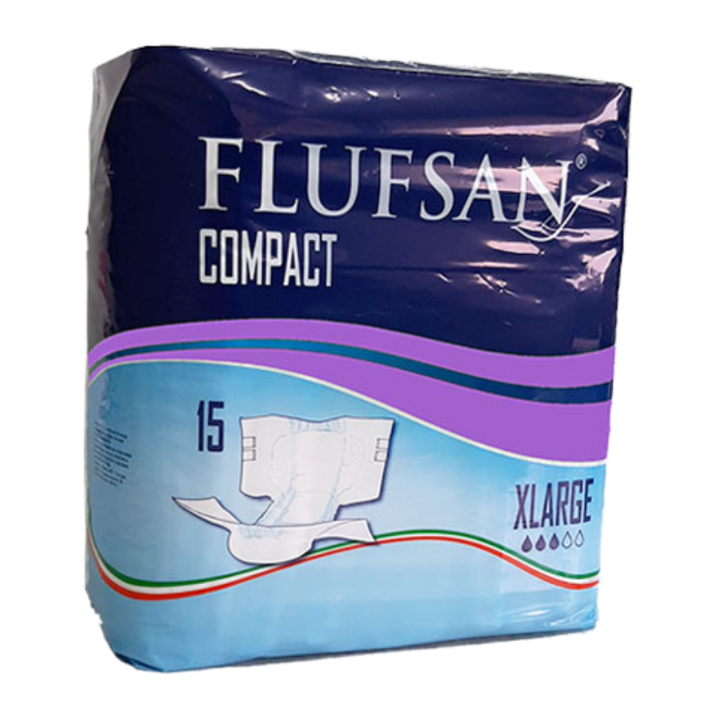 FLUFSAN PANNOLONI INCONTINENZA COMPACT 15 PZ EXTRA LARGE