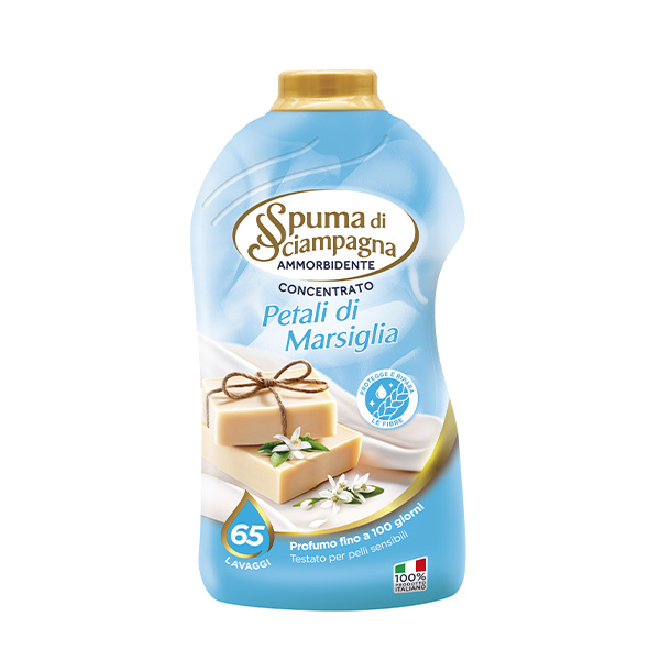 SPUMA DI SCIAMPAGNA AMMORBIDENTE CONCENTRATO 1,3 LT PETALI DI MARSIGLIA