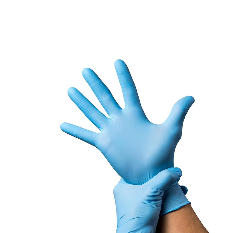 AJSIA GUANTI NITRILE BLU 100 PZ MISURA M
