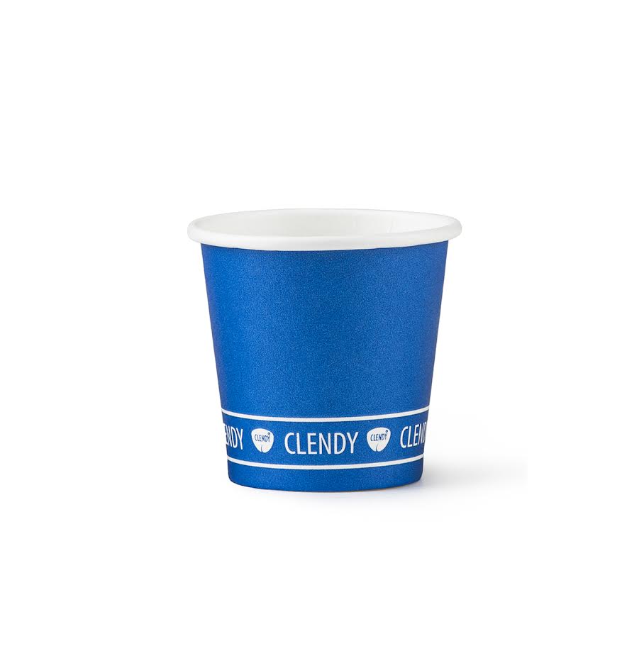 CLENDY BICCHIERI CAFFÈ CARTA 75ML 50PZ BLU