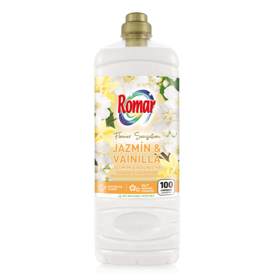 ROMAR AMMORBIDENTE CONCENTRATO 2 LT 100 LAVAGGI GELSOMINO E VANIGLIA