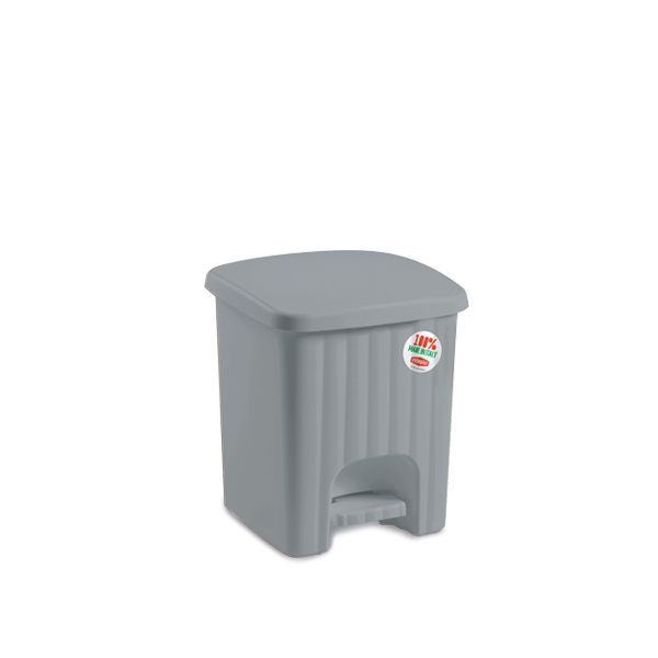 STEFANPLAST PATTUMIERA PEDALINA QUADRA 4,5 LT GRIGIA