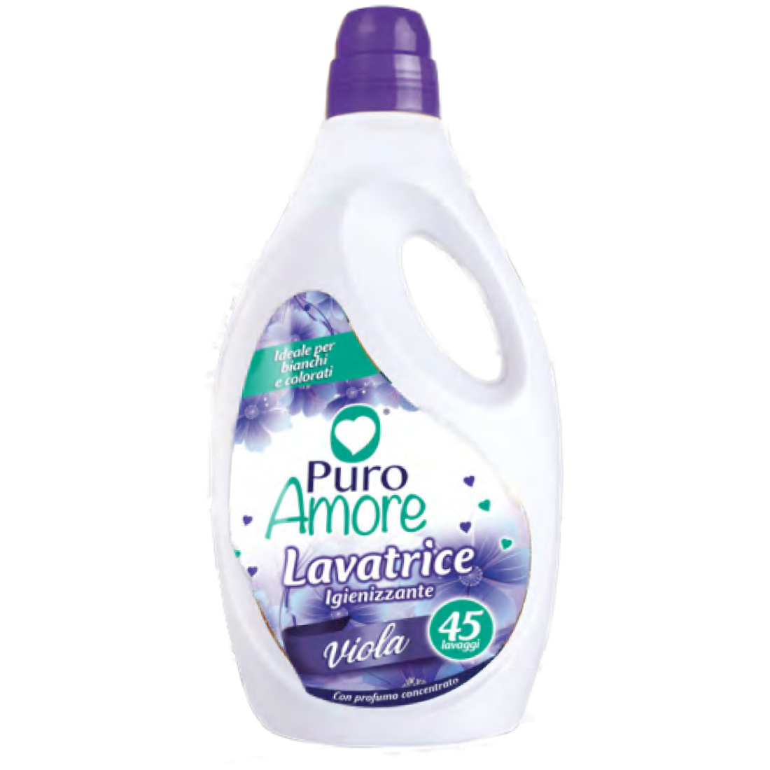 PURO AMORE LIQUIDO LAVATRICE 45 LAVAGGI VIOLA