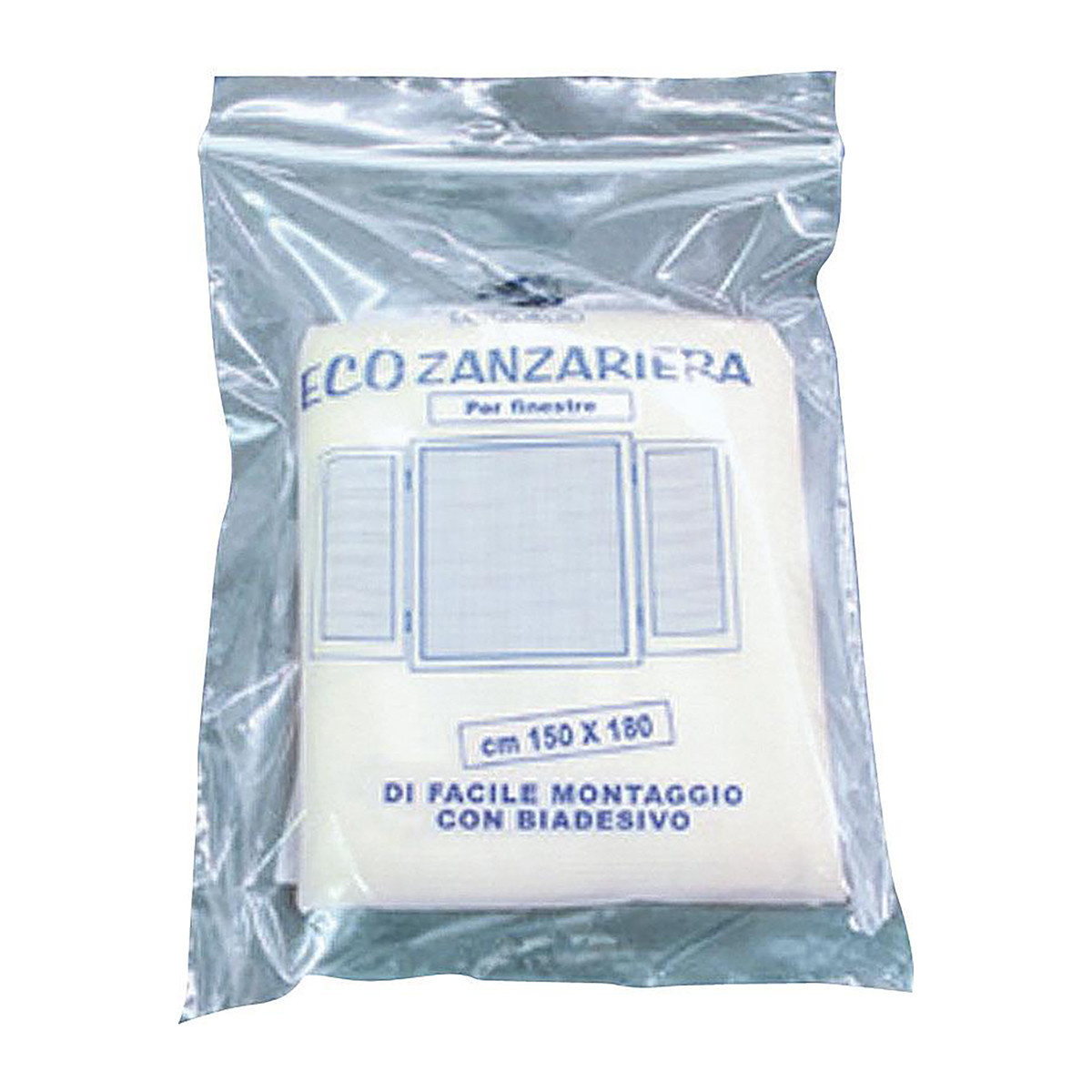 Zanzariera 180x150 cm con nastro a strappo colore bianco 10015309