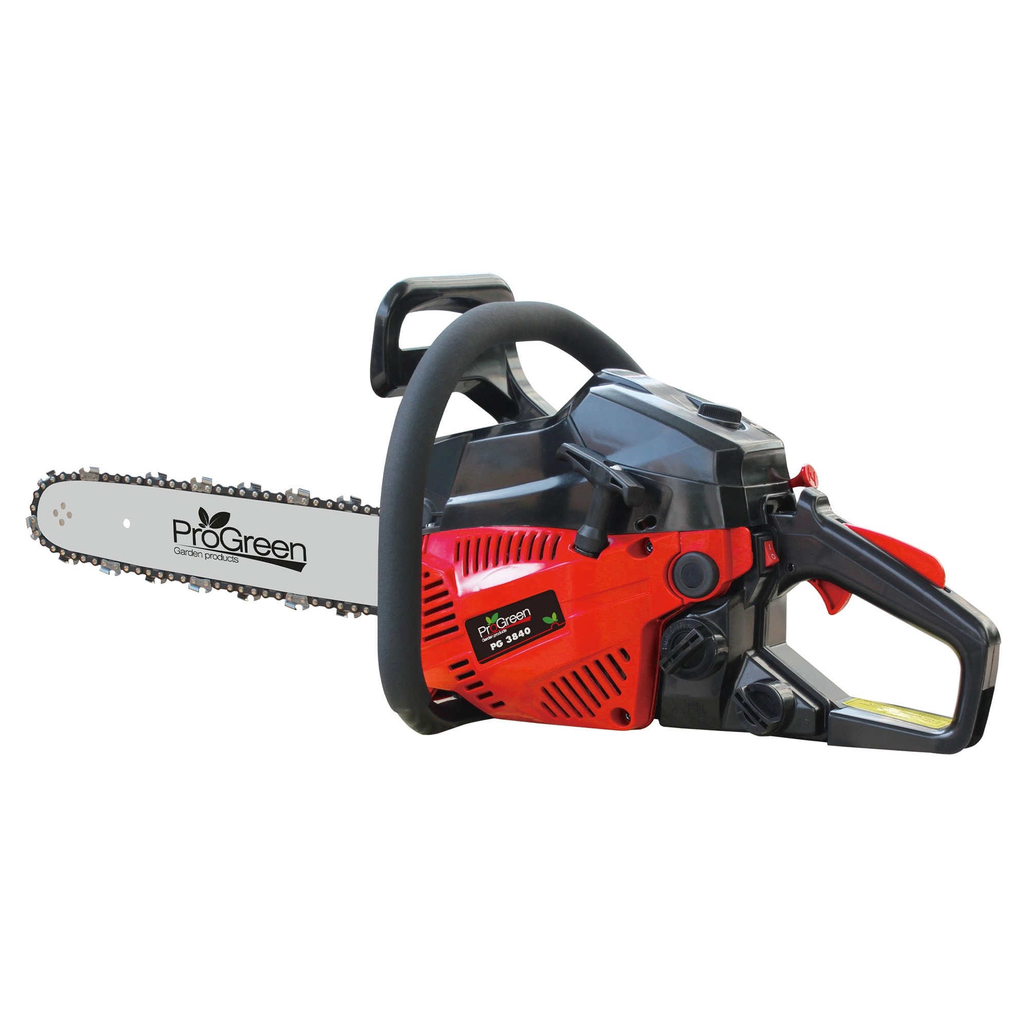 Motosega progreen 37,5 cc pg 3840 barra 40 cm motore 2 tempi peso 5,4 kg