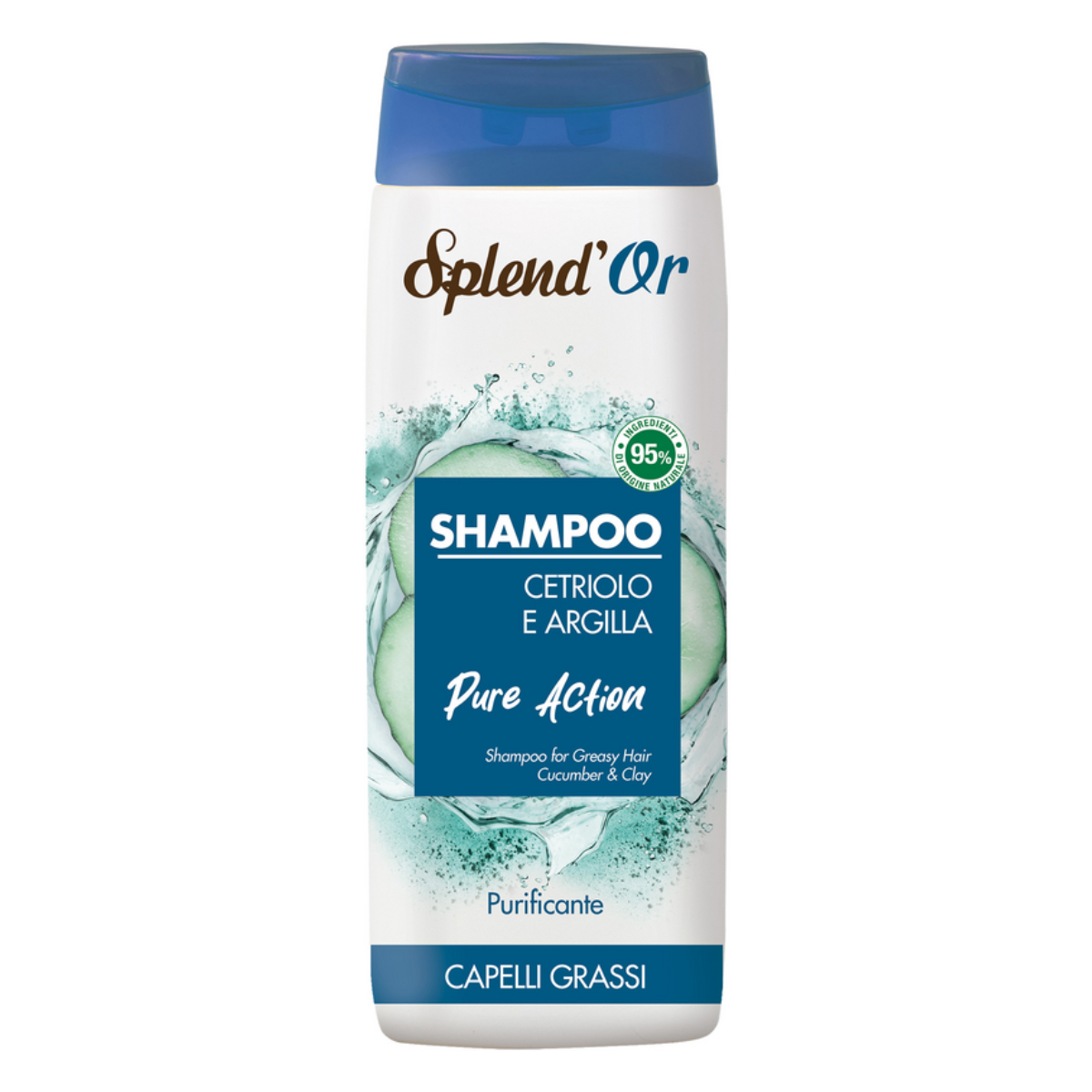 SPLENDOR SHAMPOO 300 ML CETRIOLO E ARGILLA